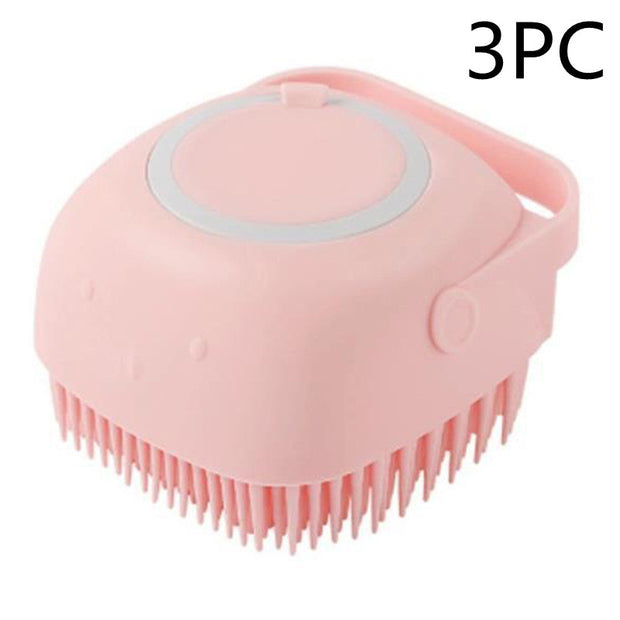 Silicone Dog & Cat Bath Massage Glove Brush