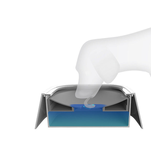 1.5L Anti-Spill Floating Pet Water Bowl