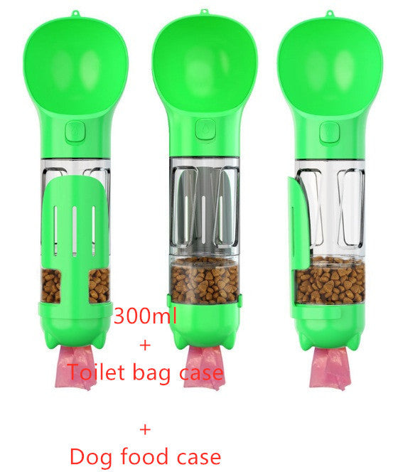 3-in-1 Portable Dog Water Bottle & Feeder