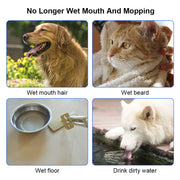 1.5L Anti-Spill Floating Pet Water Bowl