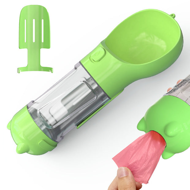 3-in-1 Portable Dog Water Bottle & Feeder
