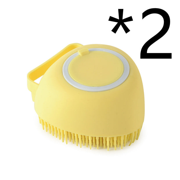 Silicone Dog & Cat Bath Massage Glove Brush