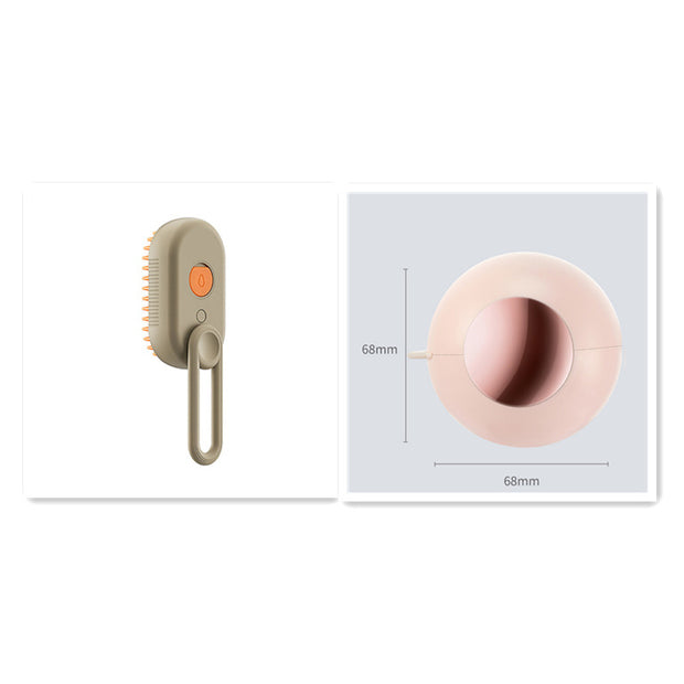3-in-1 Electric Steamy Pet Grooming Brush