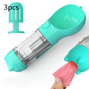 3-in-1 Portable Dog Water Bottle & Feeder