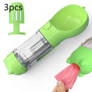 3-in-1 Portable Dog Water Bottle & Feeder