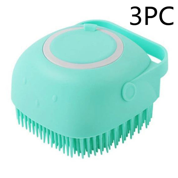 Silicone Dog & Cat Bath Massage Glove Brush