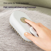 3-in-1 Electric Steamy Pet Grooming Brush