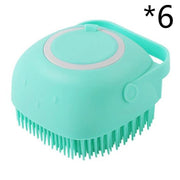 Silicone Dog & Cat Bath Massage Glove Brush