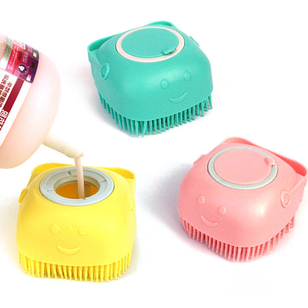 Silicone Dog & Cat Bath Massage Glove Brush