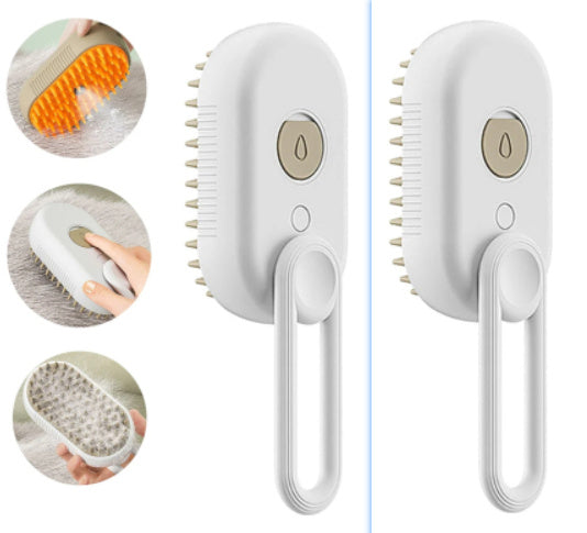 3-in-1 Electric Steamy Pet Grooming Brush